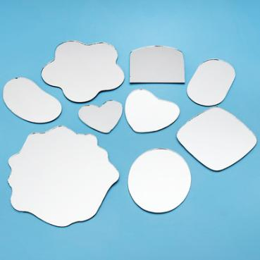 Little Small Special-Shaped, Circle, Round, Oval, Square Rectangle Mirror, Makeup Mirror, Frameless Mirror