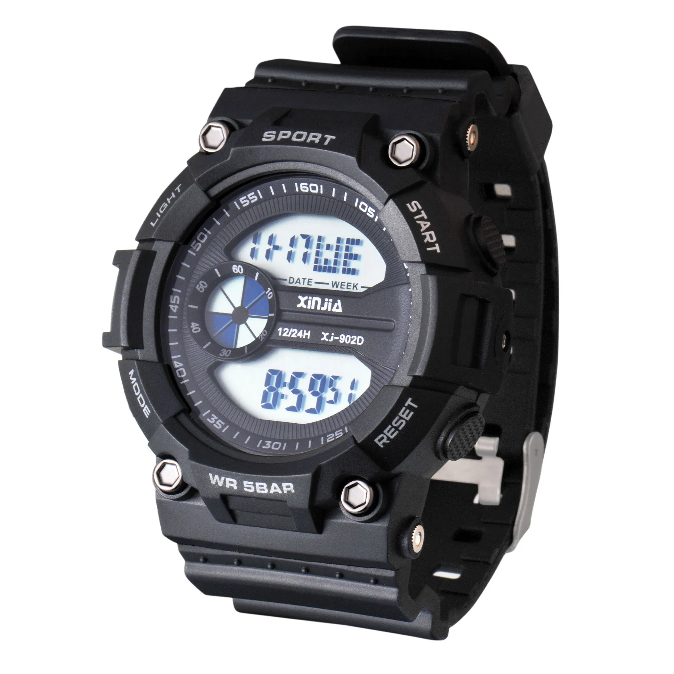 New Model Plastic Digit Watch for Men, 5ATM Water-Resistant