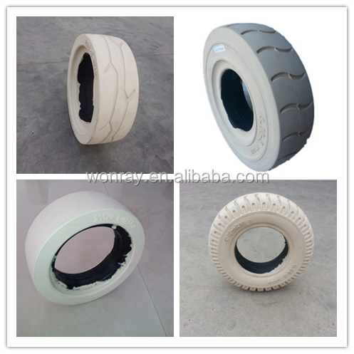 Цельная шина 4.00-8 для трейлеров и аэропортов