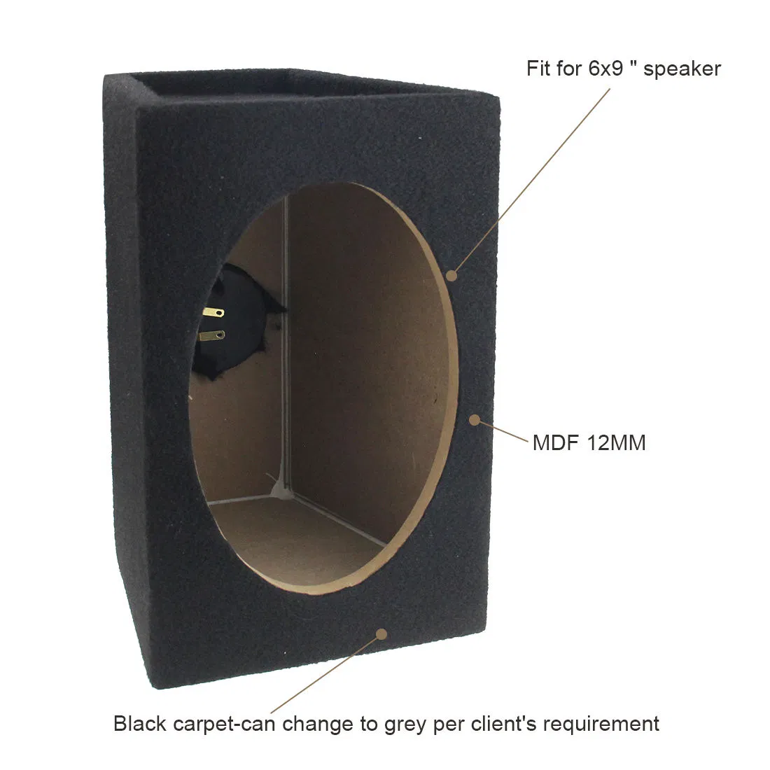 MDF Wooden Empty Bass Subwoofer Speaker Box Enclosure