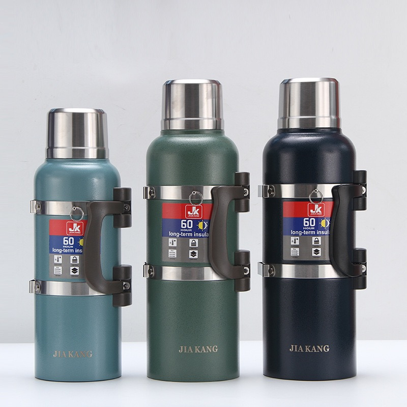 3L /4L Big Capacity Stainless Steel Double Layer Insulated Climbing Pot Thermos