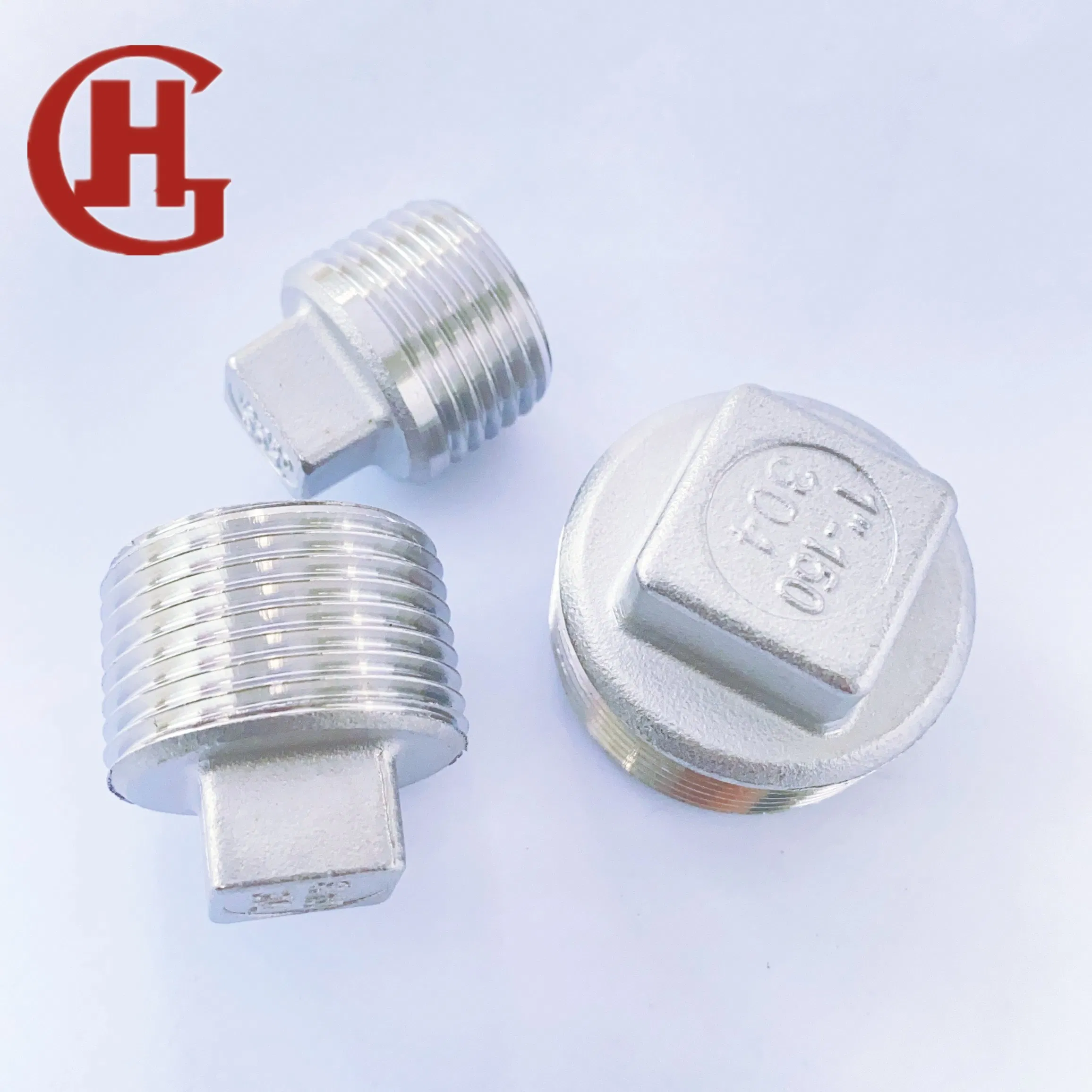 Stainless Steel Pipe Fitting SS304 Thread Screw Plug