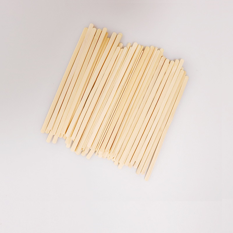 Natural Bamboo Coffee Sticks Biodegradable Honey Stir Bamboo Coffee Tea Stirrer Sticks