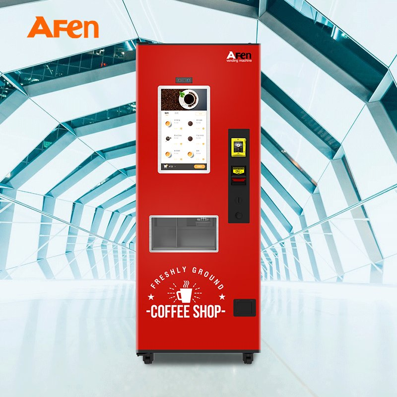 Afen Wholesale High Quality Small Coffee Vending Machine Fully Automatic Coin Operated Coffee Chocolates Machine