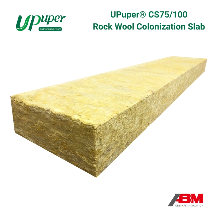 UPuper® 40Inch Rock Wool Grow Slab For Tomato/Cucumber/Leafy Vegetable/Eggplant/Pepper/Cannabi Water Retention Zero Microorganisms Agricultural Rock Wool Slab