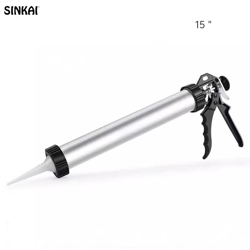 Heavy Duty Rotatable Caulking Gun Industrial DIY Construction Equipment Iron Frame Manual Power Aluminum Customizable OEM