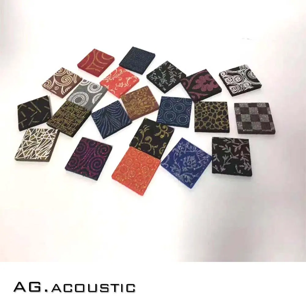 AG. Acoustic Sound Absorbing Material Thickness 24mm Polyester Fibre Pet Acoustic Panel for Auditorium