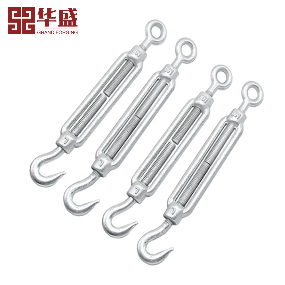 Drop Forged Galvanized Steel Wire Rope Turnbuckle