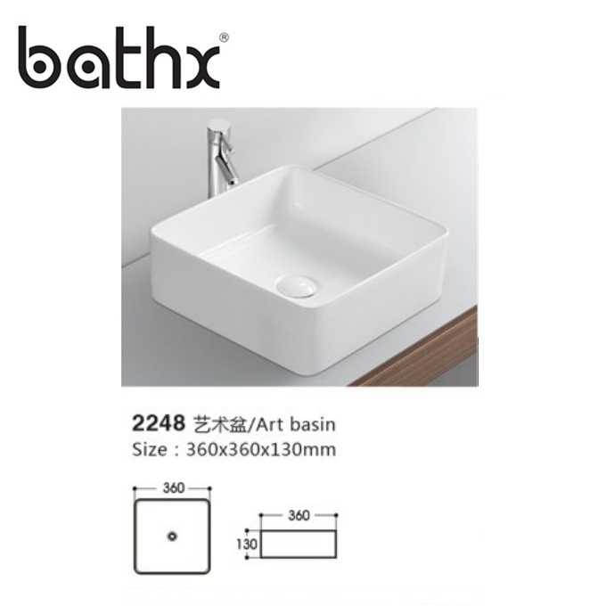 Раковина для салона прямоугольная Hair Salon Wash Hand Art Basin