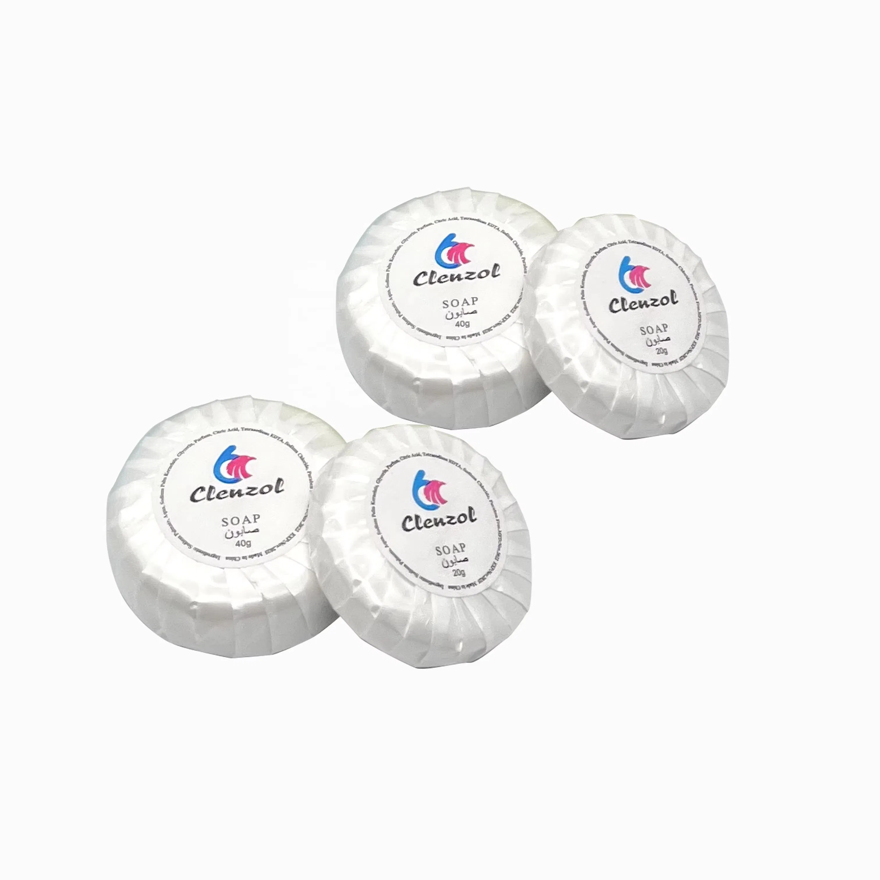 Custom Logo Luxury Round Mini 40 Gram Round Hotel Soap