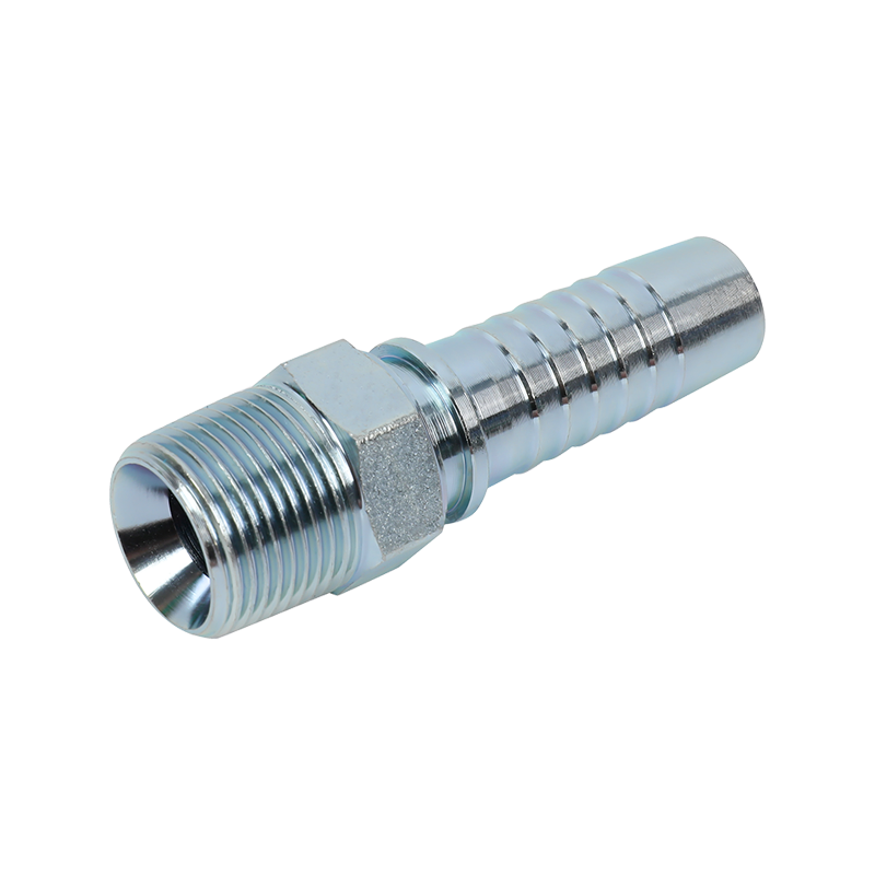 Reliable Connection Fitting with Silver Brass for Spiral Hydraulic Systems