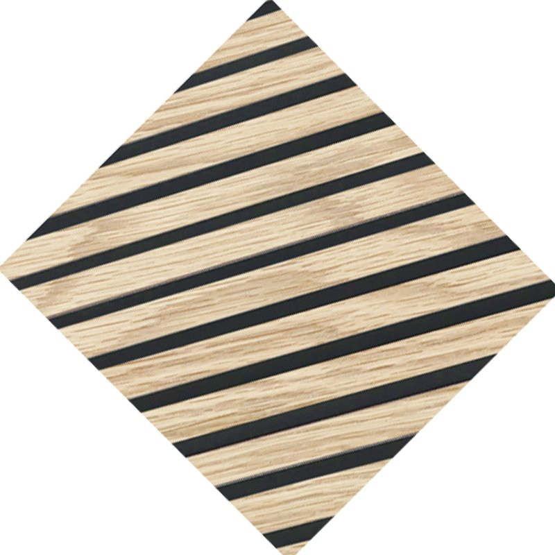 Eco-Friendly Acoustic Pet Felt Wooden Wall Slats for Ceilings