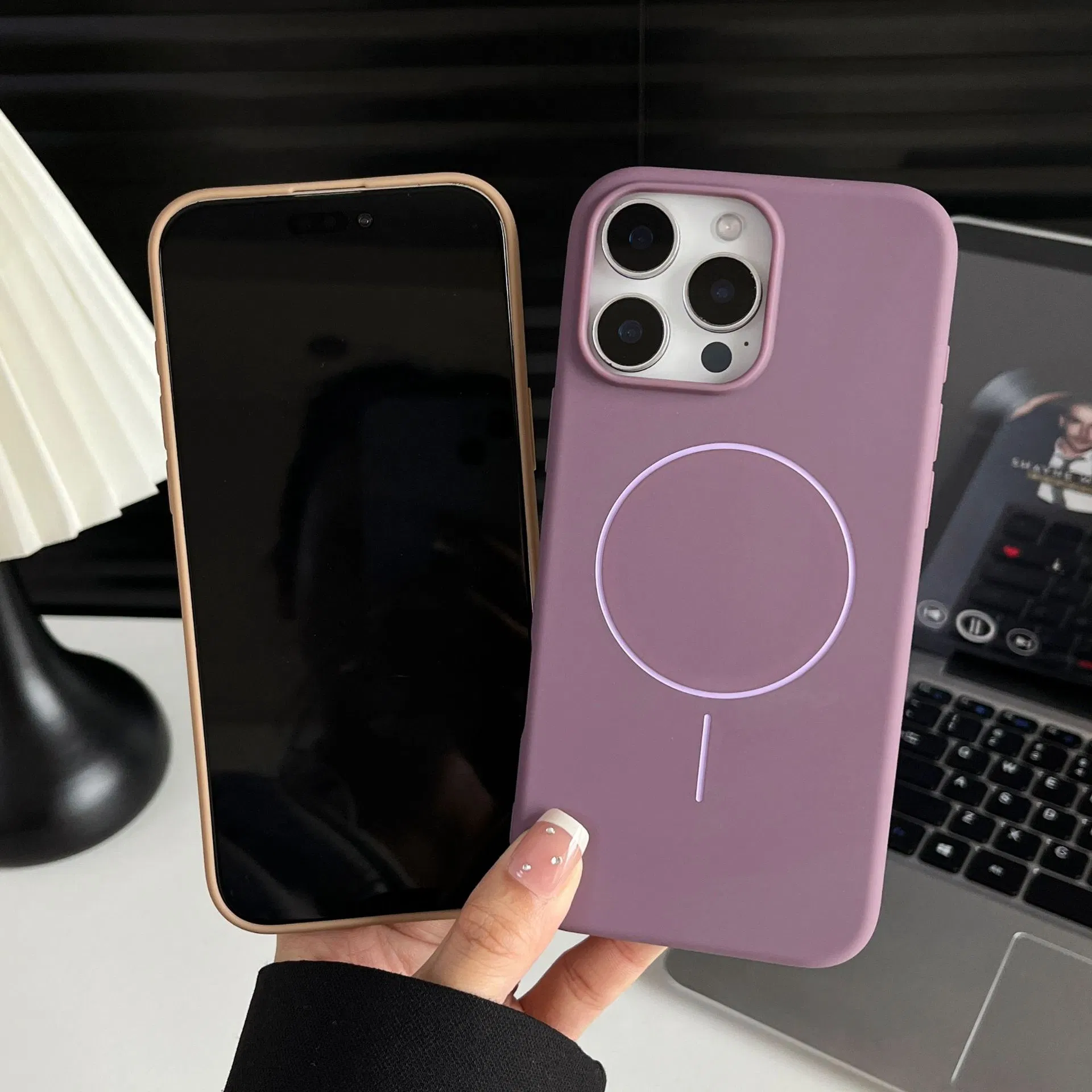 Матовый магнитный чехол для iPhone 14-17 PRO Max