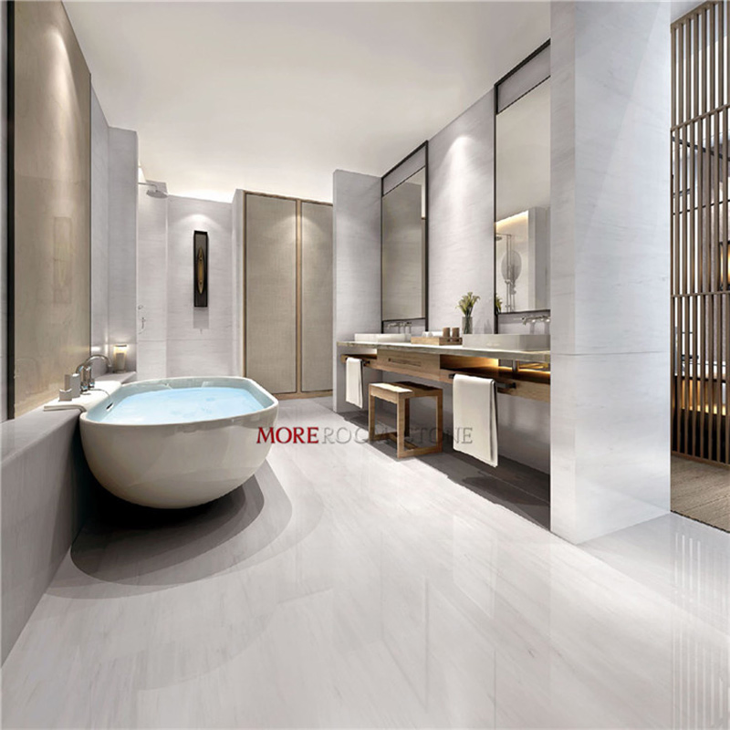 Плитка Dolomite White под мрамор для ванной