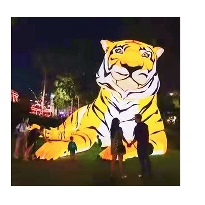 Boyi Giant Inflatable Advertising Animal Cartoon Tiger