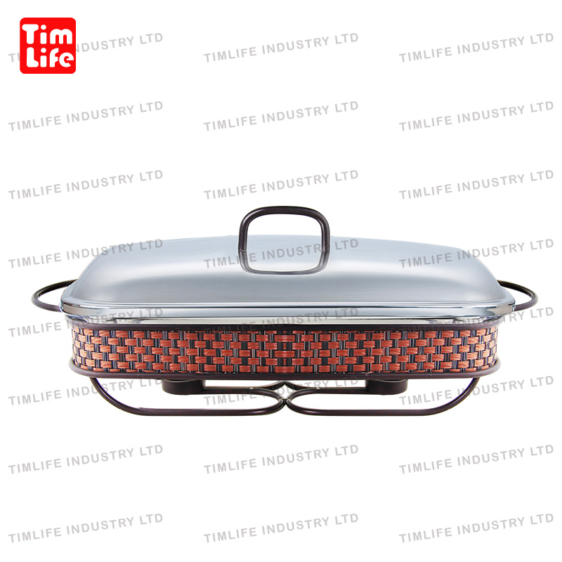 Soup Bowl Food Warmer Chafing Dish Buffet Serving Casseroles Pot Glass