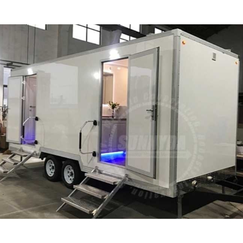 2025 New Design Solar Portable Plastic Mobile Toilet