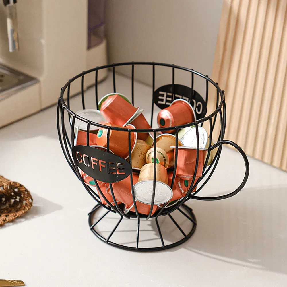 Elegant Coffee Capsule Organizer Rack for Home and Office Use