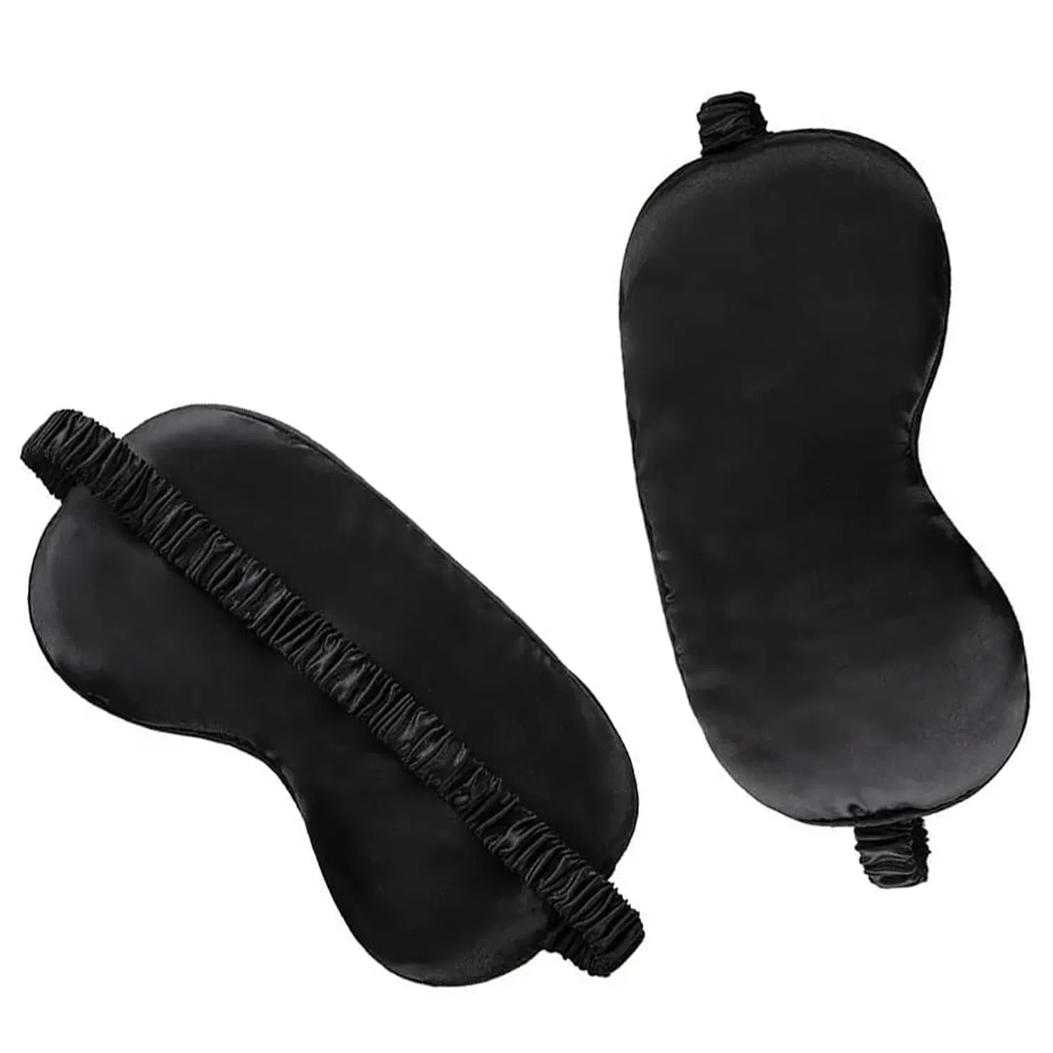 2025 Black Satin Soft Eye Mask for Sleeping
