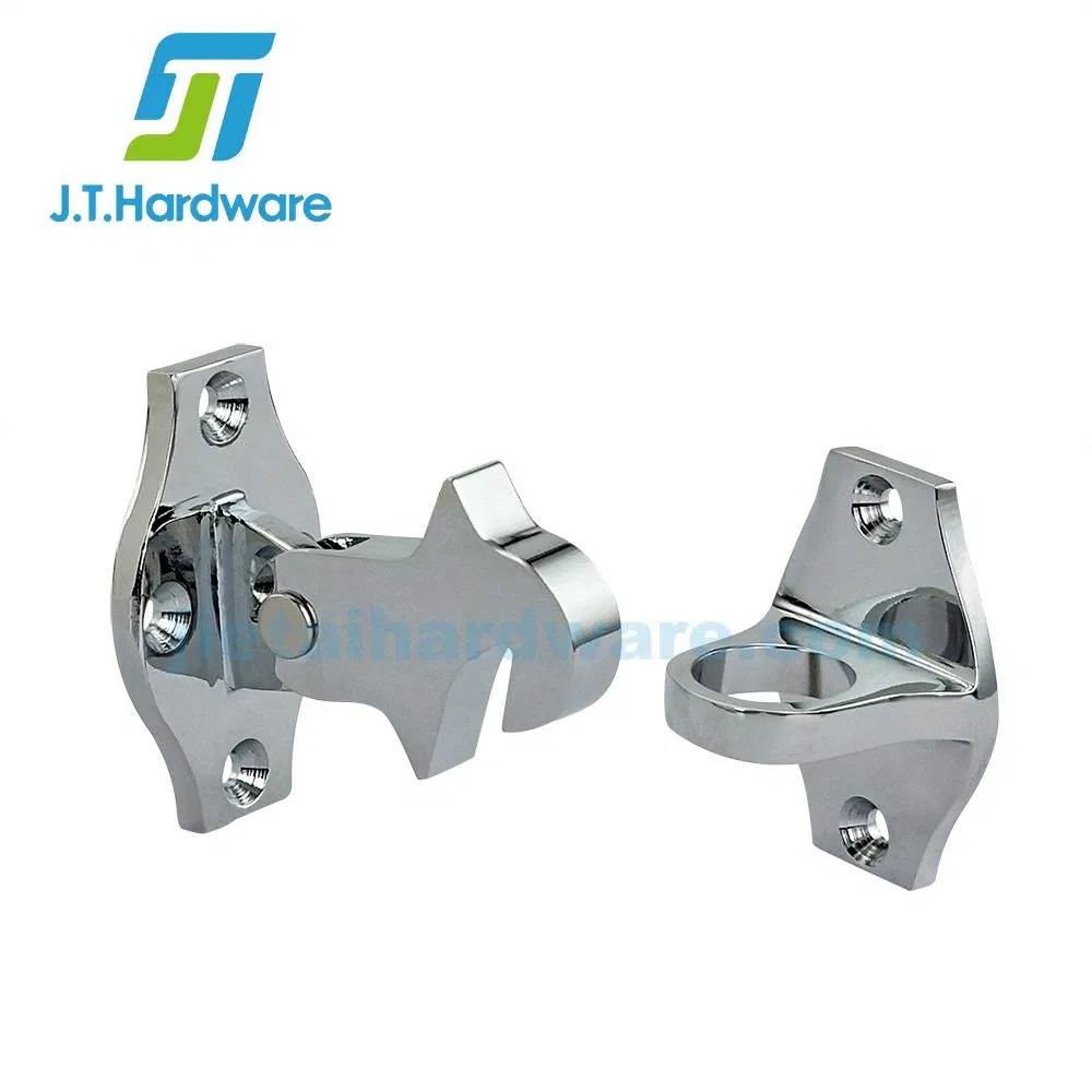 Wall Mount Hook and Eye Door Stop Holder Automatic Door Stop Latch Back