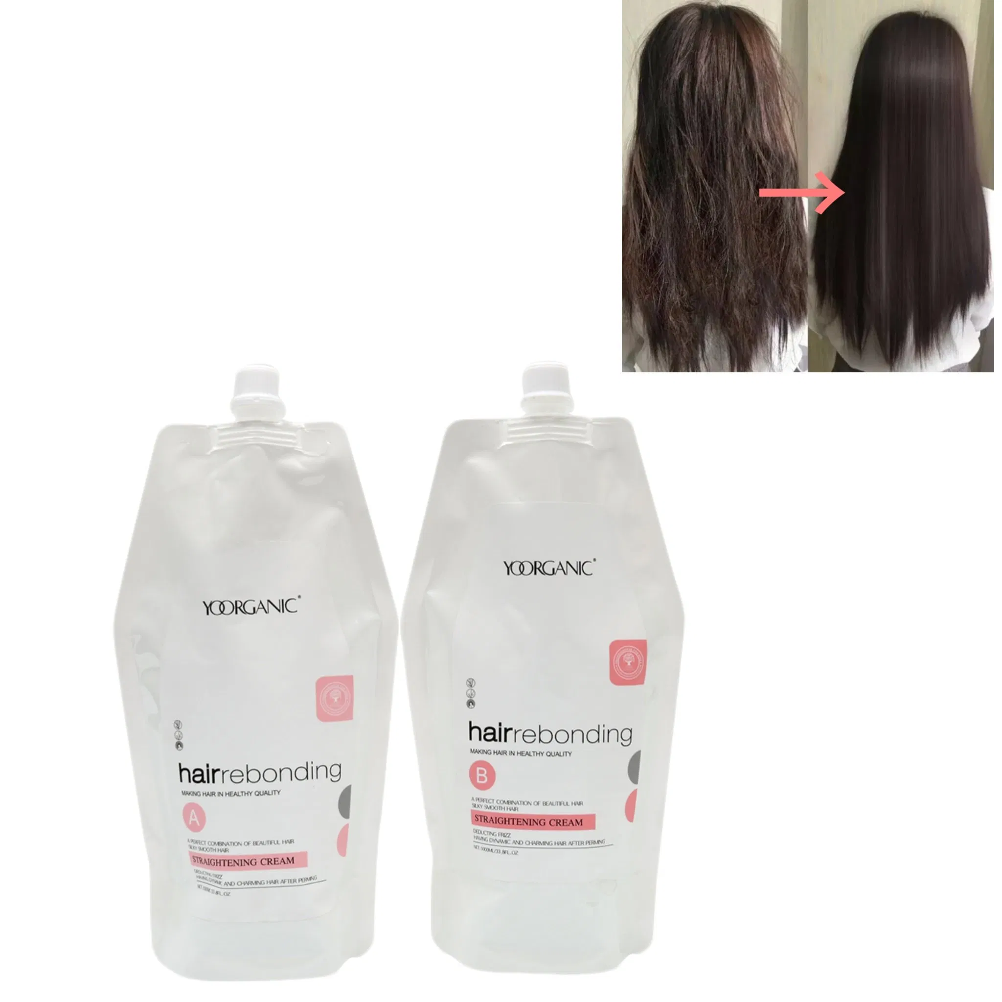 1000ml Professional Salon Styling Use Hair Rebonding Straightening Cream