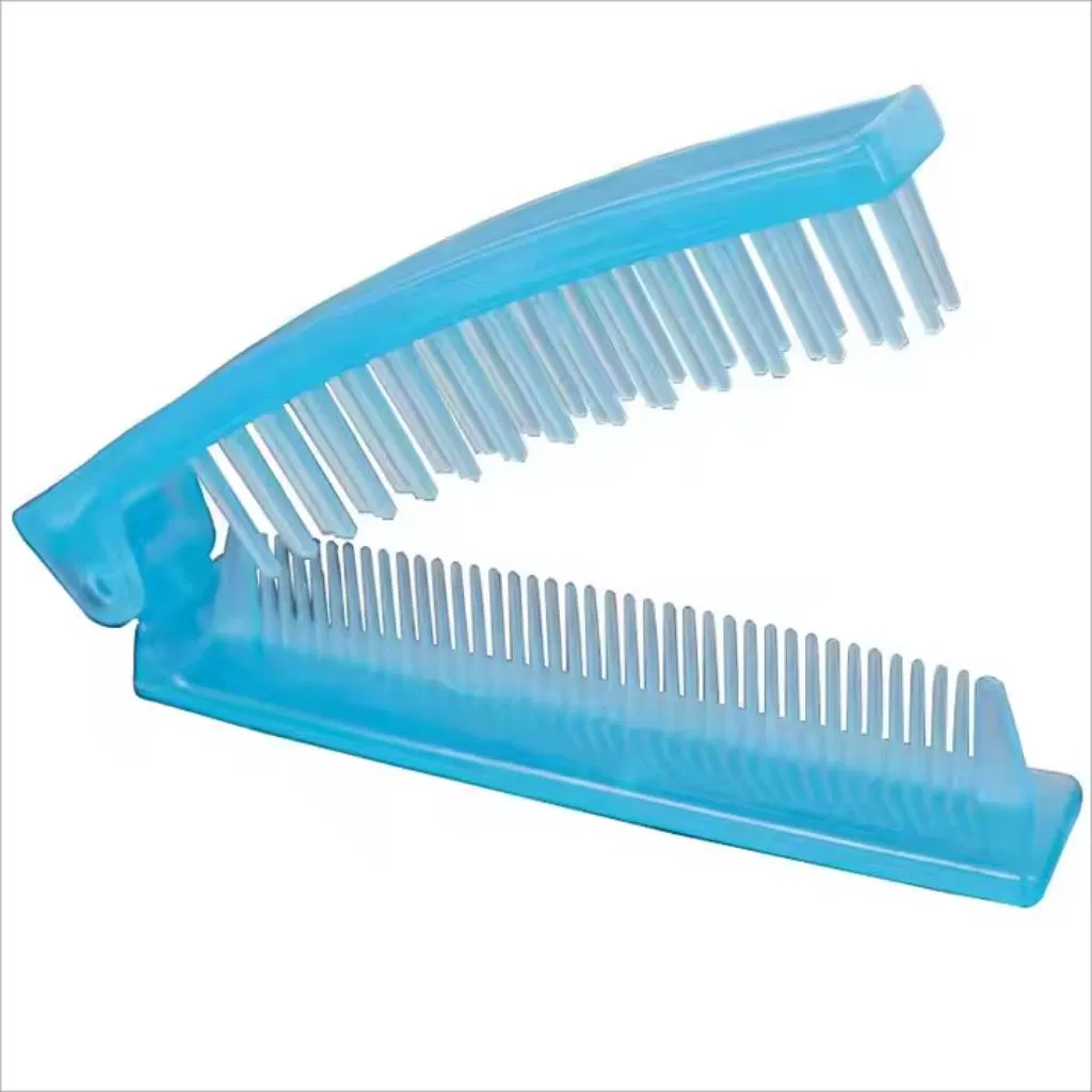 Wholesale Custom portable Plastic Folding Comb Travelling Home Use