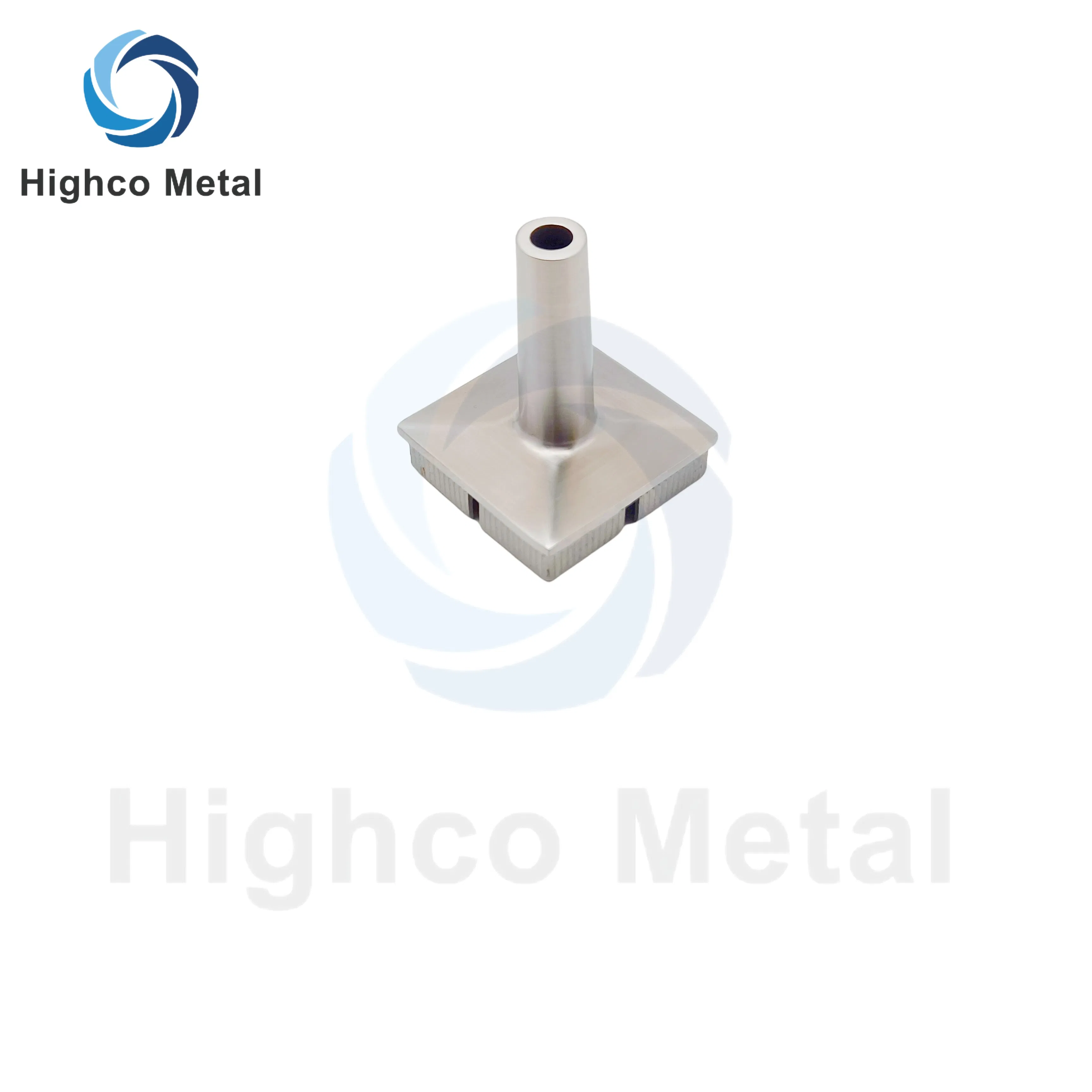 Stainless Steel 50.8mm Square Handrail Support for Staircase Balustrade