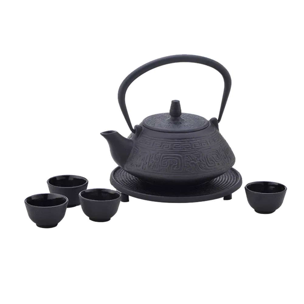Чайный набор из чугуна Cookwin с чашками и подставкой