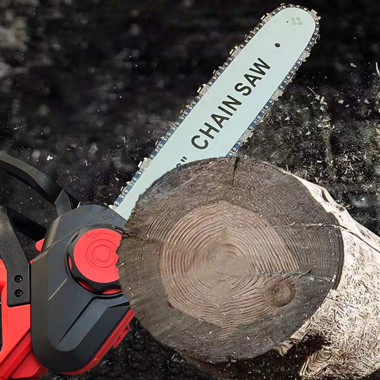 Wosai 16 Inch Brushless Motor Electric Wood Cutting Machine Chain Saw Lithium Chainsaw