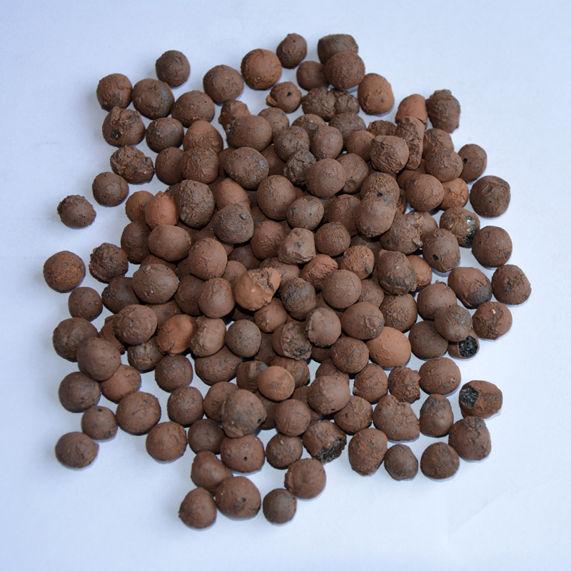 8-12mm Hydroponic Growth Media Expanded Clay Balls Clay Pebbles Leca