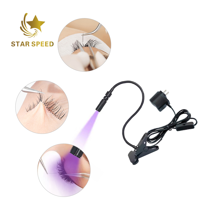 Wholesale Microwave Clip LED Lamp Private Label UV Eyelash Extension