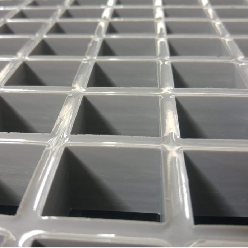 Molded Mini Mesh 1220*3660mm Fiberglass Reinforced Plastic GRP FRP Grating for Garden Walkway