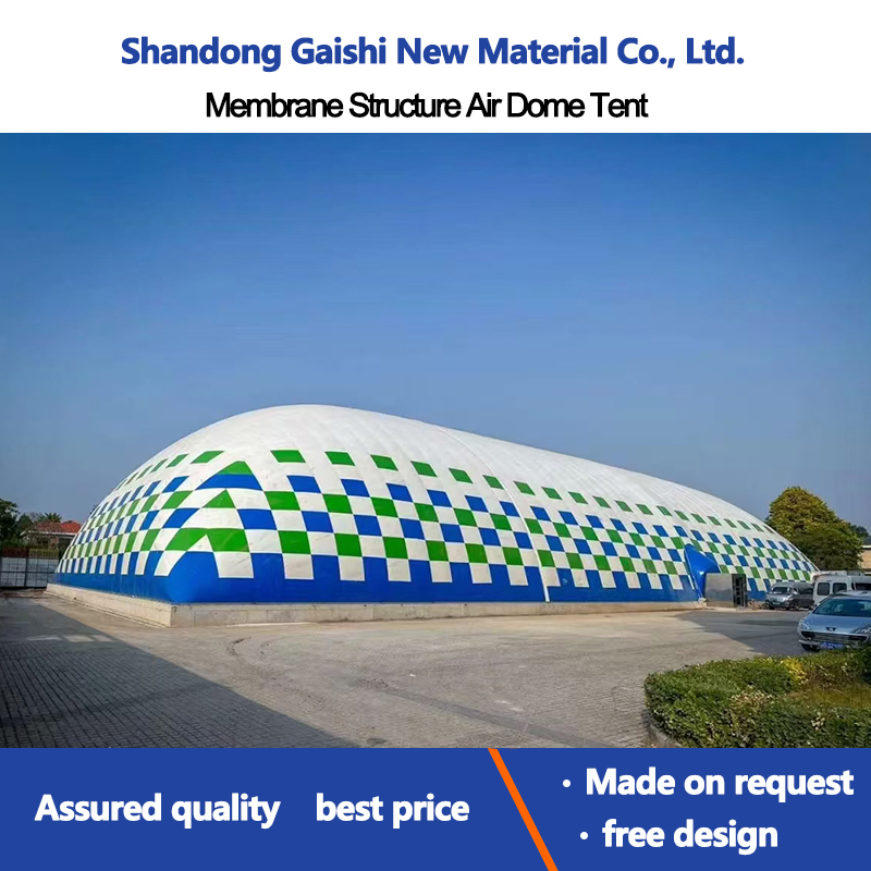 Large PVC/PVDF Stadium Roof Outdoor Inflatable Industrial Gas Film Air Dome Tent
