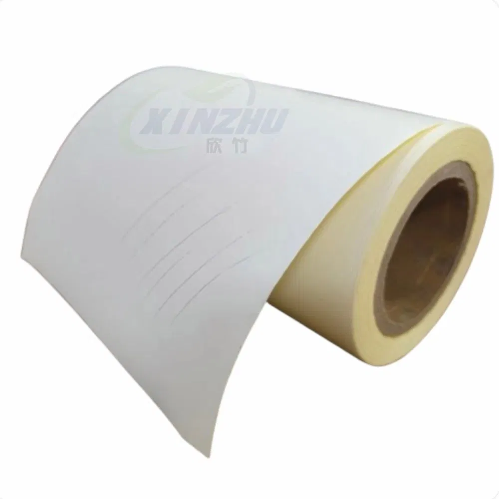 Adhesive Label Sticker Jumbo Roll Water Proof Oil Proof Scratch Proof Direct Thermal Paper Material