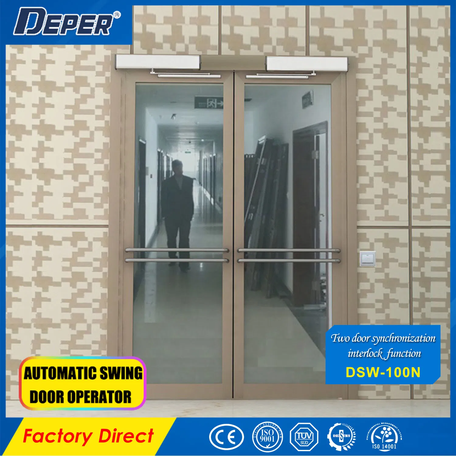 Smart Automatic Gate Opener Wooden Door Swing Door Operator for Home