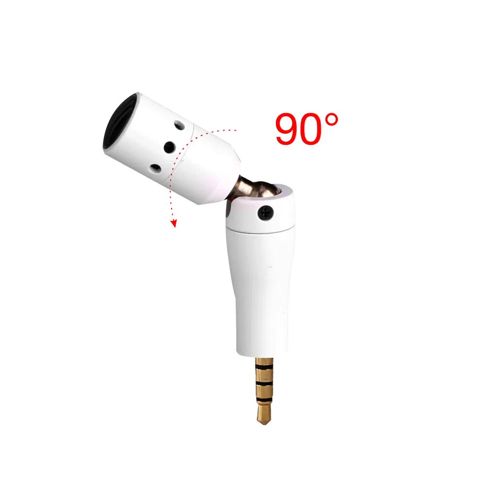 E-Image 3.5mm Trrs Portable Hyper-Cardioid Mobile Smartphone Microphone