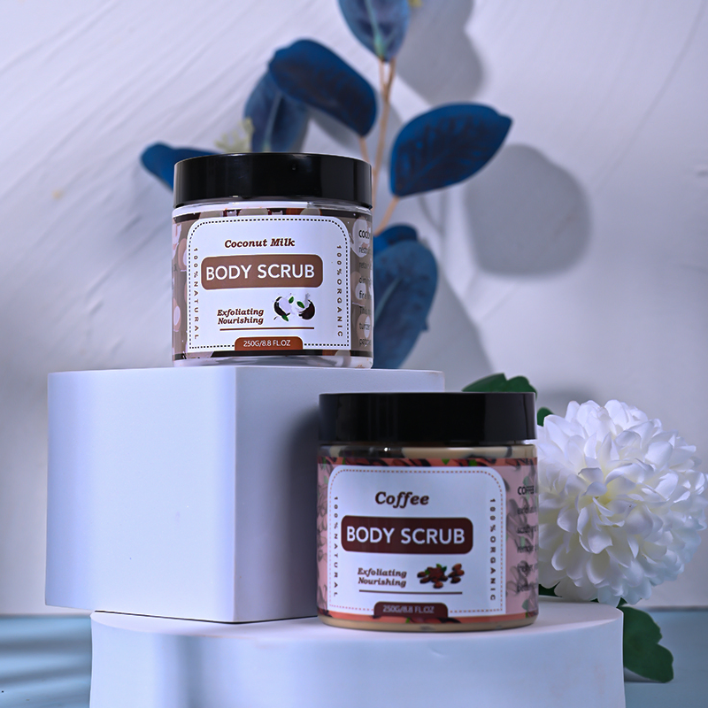Beauty Cosmetics Skin Care Exfoliating Shea Butter Facial Scrub Coconut Body Scrub