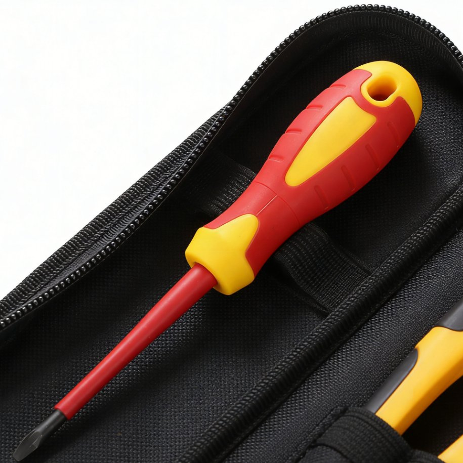 Изолированная отвертка VDE для электромонтажа (FVS-07)