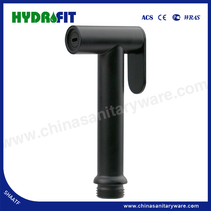 Factory Black Stainless Steel Portable Bidet Toilet Sprayer Health Faucet Handheld Shattaf Sprayer