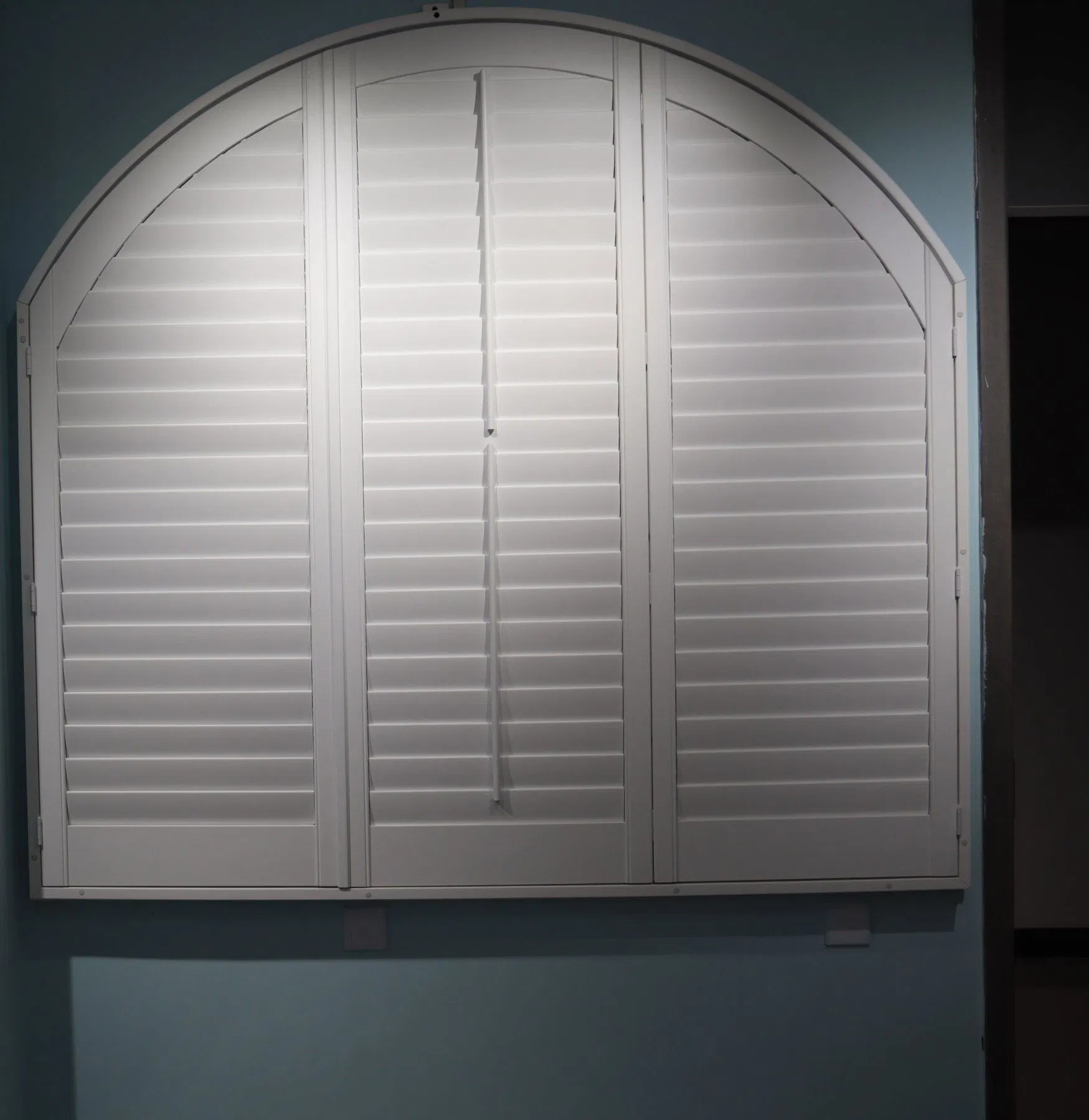 Custom Shaped Plantation Shutters for Specialty-Shaped Windows