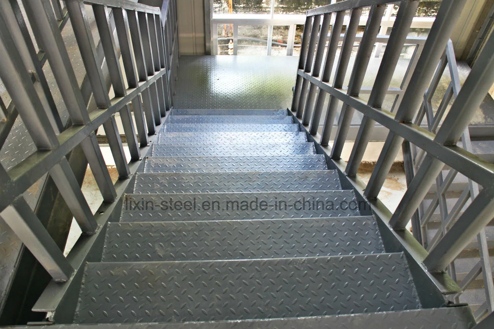 Fast and Easy Installation Prefabricated Steel Structure Staircase Construction