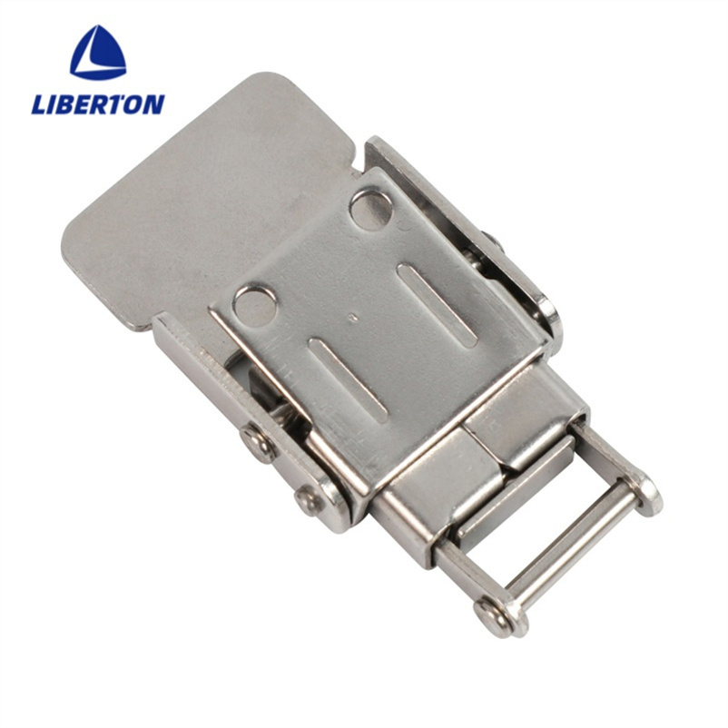 High Quality Industrial Stainless Steel Damping & Safety Toggle Latch Hardware Self Lock Buckle Hasp