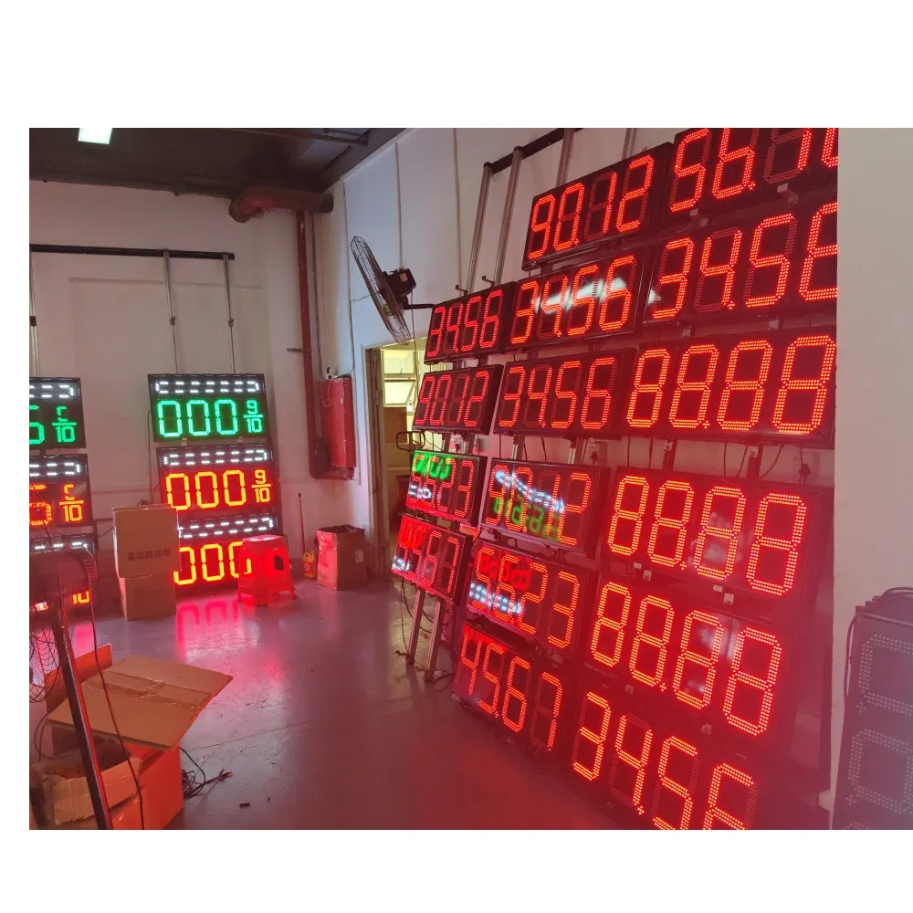 Outdoor Digital 7 Segment 12 Quot Inch LED Petrol Displays for Gas Station Oil Petrol Fuel Price