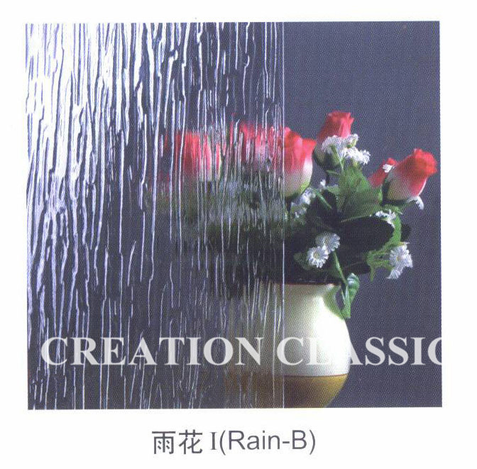 Mistlite/Rain-B/Kasumi Patterned Glass Art Glass for Furniture and Doors