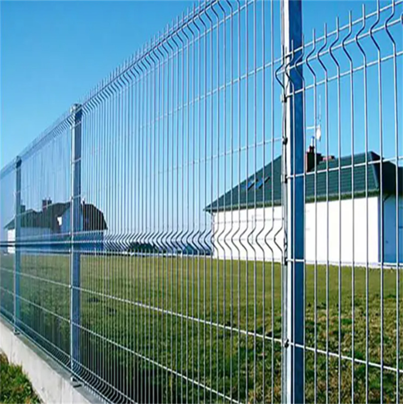 Galvanized and PVC Coated 3D Curved Welded Wire Mesh Fence for Garden Fence