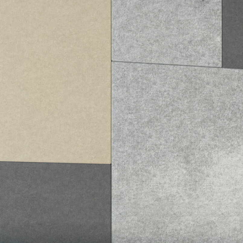 Sustainable Acoustic Solution 9mm Decorative Wall Pet Felt Building Material Recycled Polyester Fiber Sound Panel High Rating Echo Reduction Commercial