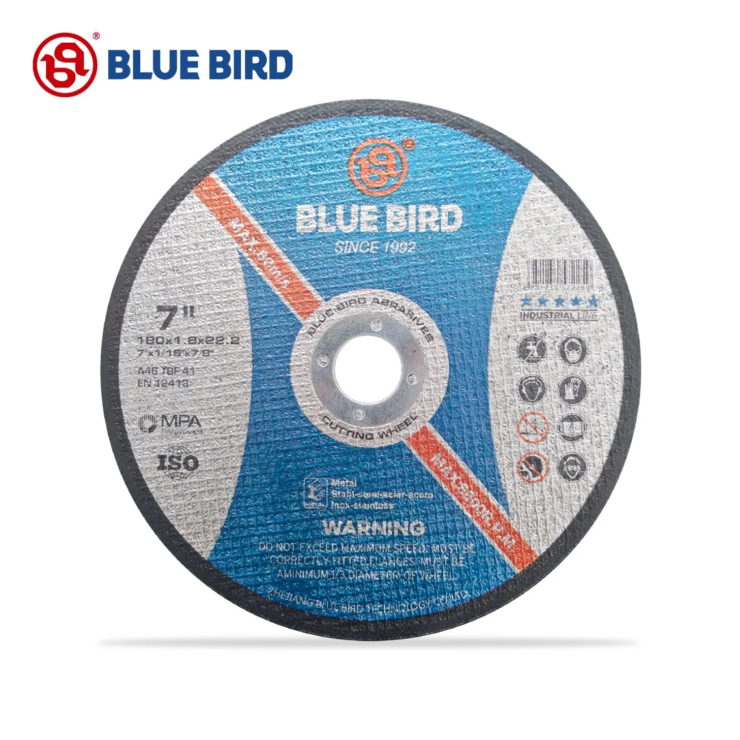 Отрезной круг по металлу 7 дюймов, нержавеющая сталь