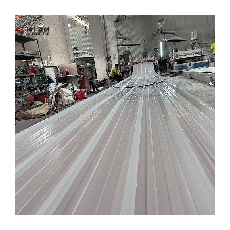 Corrugated PVC Roof Panel in White ASA UPVC Roofing Sheet Laminas PARA Techo UPVC Roof Panels
