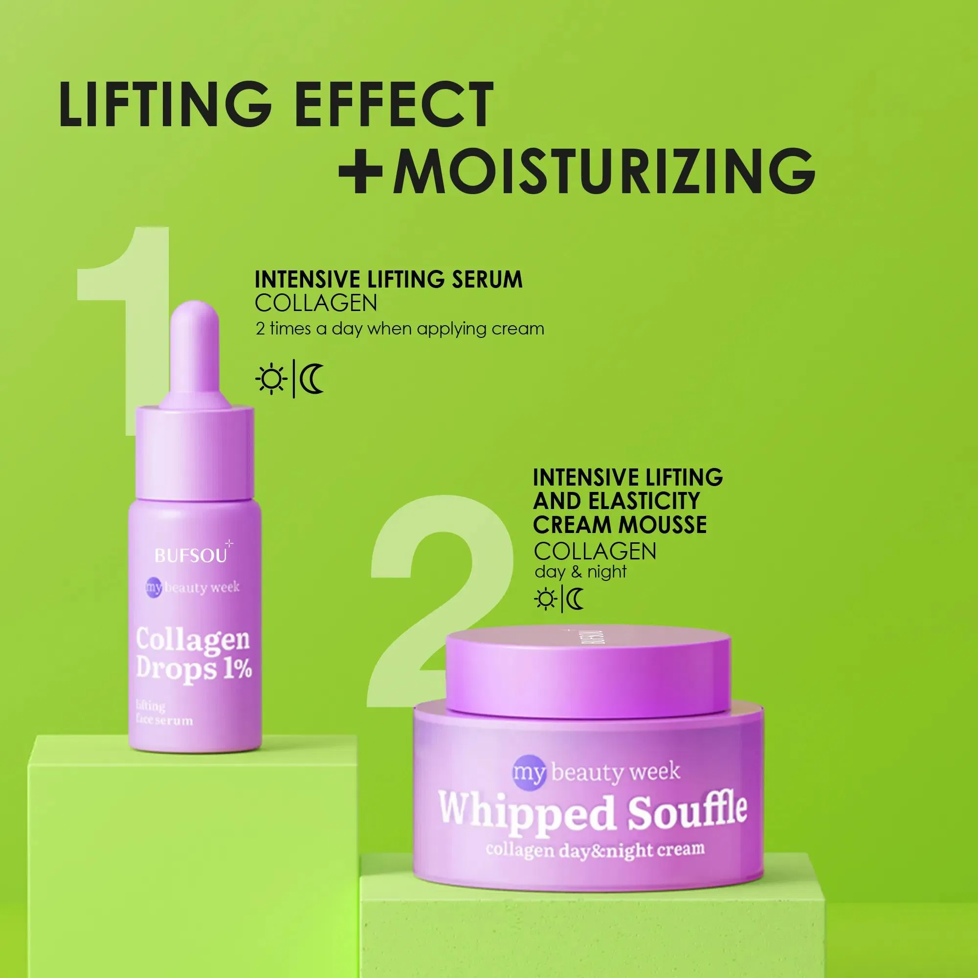 Private Label Vegan Natural Organic Skin Care Beauty Collagen Moisturizing Facial Cream Anti Aging Wrinkles Cream for Face