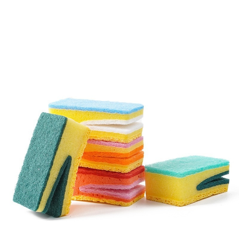 Multi-Role Use Cleaning Sponge Scouring Pad Kitchen Cleaning Sponge Cleaning Foam